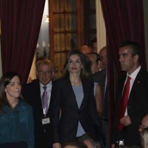 La reine Letizia d'Espagne lors du congrès Save Food 2016 à Madrid le 26 septembre 2016