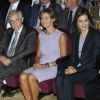 La reine Letizia d'Espagne lors du congrès Save Food 2016 à Madrid le 26 septembre 2016