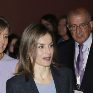 La reine Letizia d'Espagne lors du congrès Save Food 2016 à Madrid le 26 septembre 2016