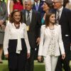 La reine Letizia d'Espagne lors de la Journée mondiale de la lutte contre le cancer à Barcelone le 22 septembre 2016.