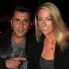 Bébert des Forbans (Albert Kassabi) et sa compagne Astrid - Jour 3 - People au concert de Michel Polnareff à l'AccorHotels Arena de Paris le 10 mai 2016.