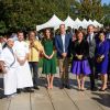 Le prince William et Kate Middleton, duc et duchesse de Cambridge, ont pris part à un festival gastronomique, "A Taste of British-Colombia", sur Mission Hill à Kelowna dans la vallée de l'Okanagan, au matin du quatrième jour de leur visite officielle au Canada, le 27 septembre 2016