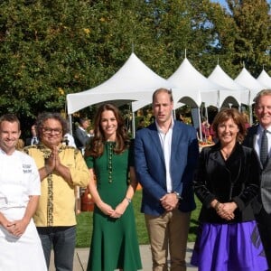 Le prince William et Kate Middleton, duc et duchesse de Cambridge, ont pris part à un festival gastronomique, "A Taste of British-Colombia", sur Mission Hill à Kelowna dans la vallée de l'Okanagan, au matin du quatrième jour de leur visite officielle au Canada, le 27 septembre 2016