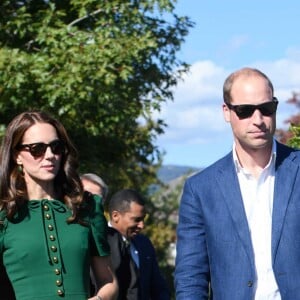 Le prince William et Kate Middleton, duc et duchesse de Cambridge, ont pris part à un festival gastronomique, "A Taste of British-Colombia", sur Mission Hill à Kelowna dans la vallée de l'Okanagan, au matin du quatrième jour de leur visite officielle au Canada, le 27 septembre 2016