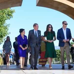 Le prince William et Kate Middleton, duc et duchesse de Cambridge, ont pris part à un festival gastronomique, "A Taste of British-Colombia", sur Mission Hill à Kelowna dans la vallée de l'Okanagan, au matin du quatrième jour de leur visite officielle au Canada, le 27 septembre 2016