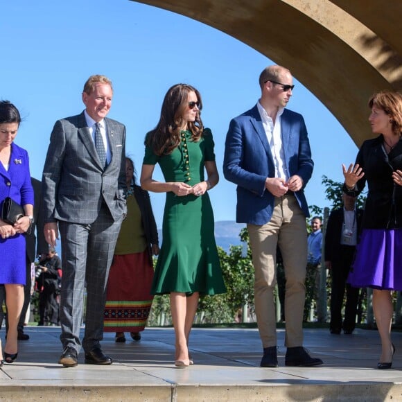 Le prince William et Kate Middleton, duc et duchesse de Cambridge, ont pris part à un festival gastronomique, "A Taste of British-Colombia", sur Mission Hill à Kelowna dans la vallée de l'Okanagan, au matin du quatrième jour de leur visite officielle au Canada, le 27 septembre 2016