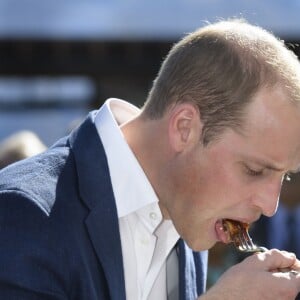 Le prince William et Kate Middleton, duc et duchesse de Cambridge, ont pris part à un festival gastronomique, "A Taste of British-Colombia", sur Mission Hill à Kelowna dans la vallée de l'Okanagan, au matin du quatrième jour de leur visite officielle au Canada, le 27 septembre 2016