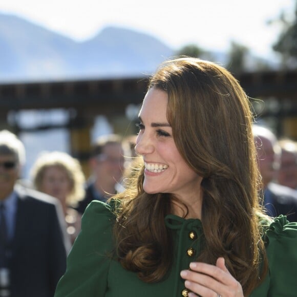 Le prince William et Kate Middleton, duc et duchesse de Cambridge, ont pris part à un festival gastronomique, "A Taste of British-Colombia", sur Mission Hill à Kelowna dans la vallée de l'Okanagan, au matin du quatrième jour de leur visite officielle au Canada, le 27 septembre 2016