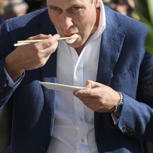 Le prince William et Kate Middleton, duc et duchesse de Cambridge, ont pris part à un festival gastronomique, "A Taste of British-Colombia", sur Mission Hill à Kelowna dans la vallée de l'Okanagan, au matin du quatrième jour de leur visite officielle au Canada, le 27 septembre 2016