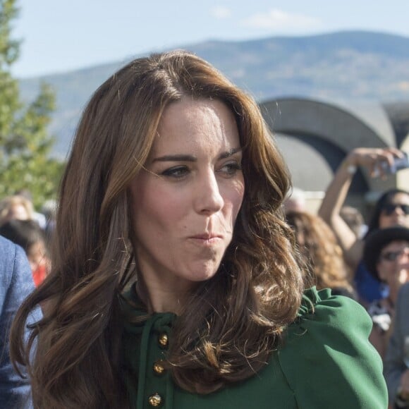 Le prince William et Kate Middleton, duc et duchesse de Cambridge, ont pris part à un festival gastronomique, "A Taste of British-Colombia", sur Mission Hill à Kelowna dans la vallée de l'Okanagan, au matin du quatrième jour de leur visite officielle au Canada, le 27 septembre 2016