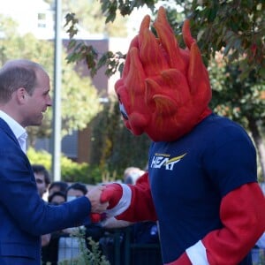 Le prince William et Kate Middleton, duc et duchesse de Cambridge, en visite sur le campus de l'Université de Colombie-Britannique à Kelowna dans la vallée de l'Okanagan, au matin du quatrième jour de leur visite officielle au Canada, le 27 septembre 2016