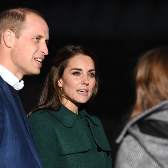 Le prince William et Kate Middleton, duc et duchesse de Cambridge, lors du ''Yukon arts events'' au centre culturel Kwanlin Dunn à Whitehorse, au quatrième jour de leur visite officielle au Canada, le 27 septembre 2016.