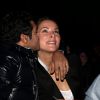 Jamel Debbouze et sa femme Mélissa Theuriau lors de la cérémonie de clôture et palmarès du 19ème Festival International du film de Comédie de l'Alpe d'Huez, le 16 janvier 2016.