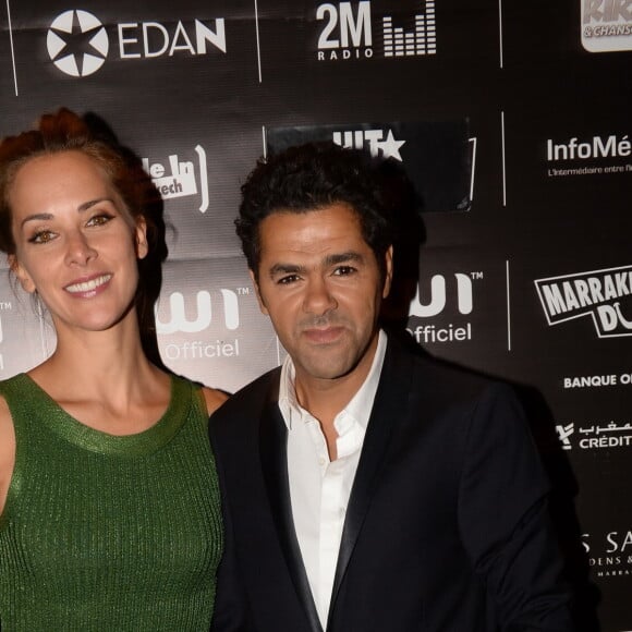 Jamel Debbouze et sa femme Mélissa Theuriau arrivant au gala du Marrakech du rire au Palais Baadi à Marrakech, le 13 juin 2015.