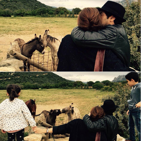 Jamel Debbouze et Mélissa Theuriau complices sur Instagram, pour une sortie à la campagen avec leurs deux enfants Léon et Lila.