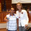 L'infante Elena d'Espagne recevait les médaillés des Jeux paralympiques de Rio de Janeiro 2016 à Madrid le 21 septembre 2016
