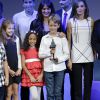 La reine Letizia d'Espagne lors de la remise des prix du "Masterly Action 2016" à Madrid le 30 septembre 2016.
