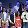La reine Letizia d'Espagne lors de la remise des prix du "Masterly Action 2016" à Madrid le 30 septembre 2016.
