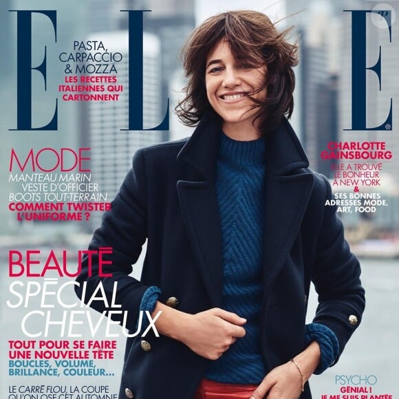 Couverture du magazine ELLE avec Charlotte Gainsbourg.