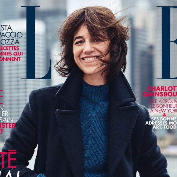 Couverture du magazine ELLE avec Charlotte Gainsbourg.