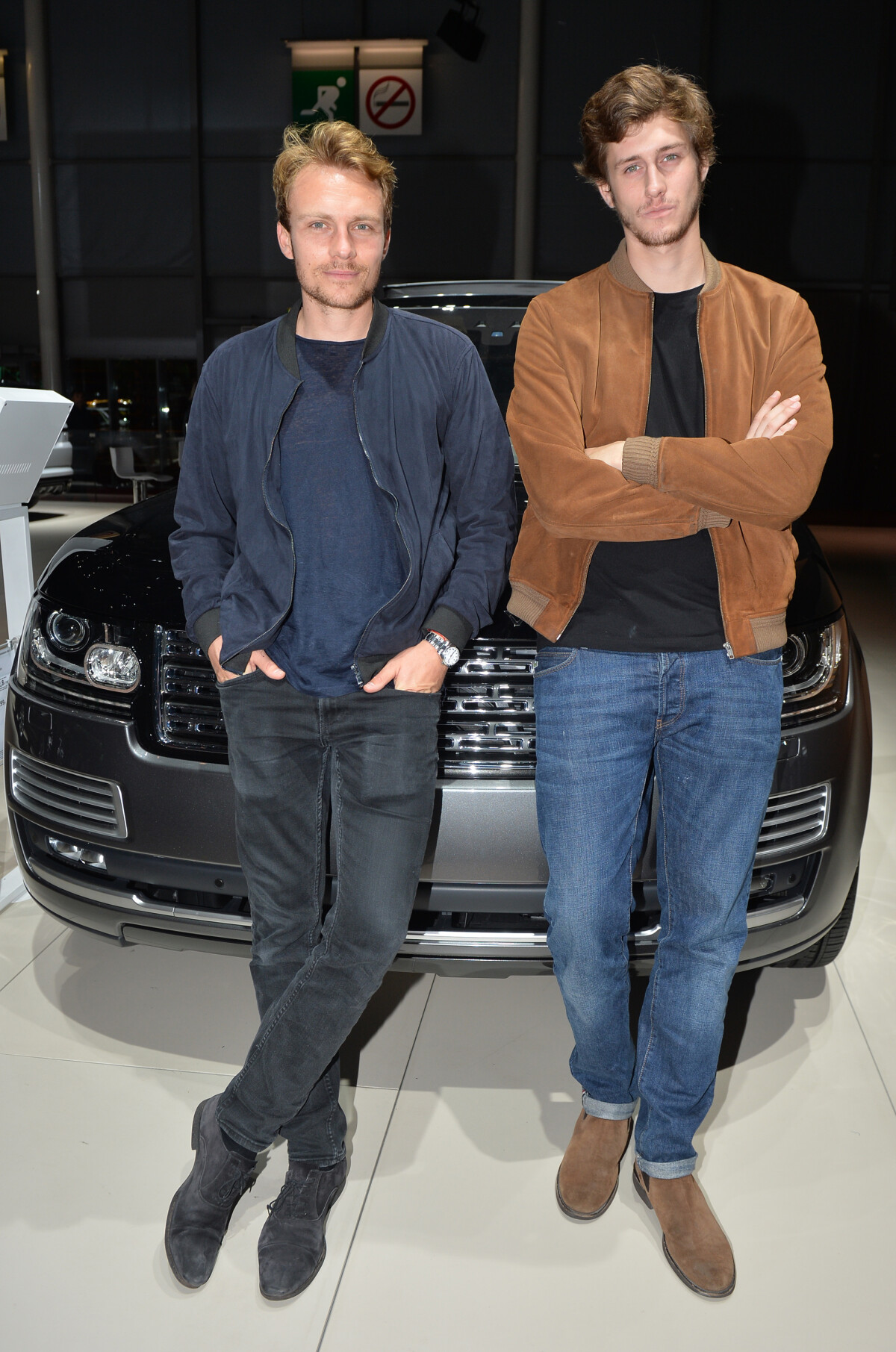 Photo : Roby Schinasi et Jean-Baptiste Maunier à la soirée Jaguar et ...