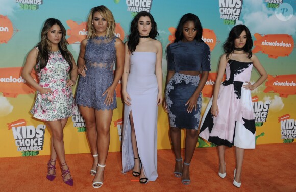 Fifth Harmony - People à la soirée "Kids' Choice Awards" au Forum à Inglewood. Le 12 mars 2016