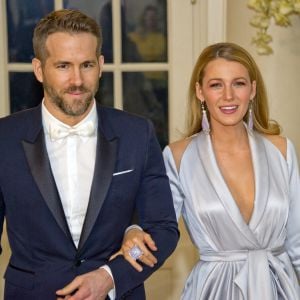 Ryan Reynolds et sa femme Blake Lively - Arrivées au dîner d'état en l'honneur du premier ministre canadien et sa femme à la Maison Blanche à Washington. Le 10 mars 2016