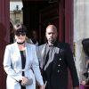 Kris Jenner et son compagnon Corey Gamble quittent le défilé Balmain à Paris le 29 septembre 2016. © Cyril Moreau / Bestimage