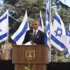 Barack Obama - Obsèques de Shimon Pérès, au cimetière national du mont Herzl à Jérusalem. Israël, le 30 septembre 2016.