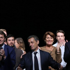 Nicolas Sarkozy lors d'un meeting aux Sables d'Olonne, le 1er octobre 2016.