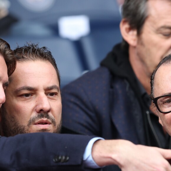 Camille Lacourt lors du match PSG - Bordeaux au Parc des Princes le 1er octobre 2016. © Cyril Moreau / Bestimage