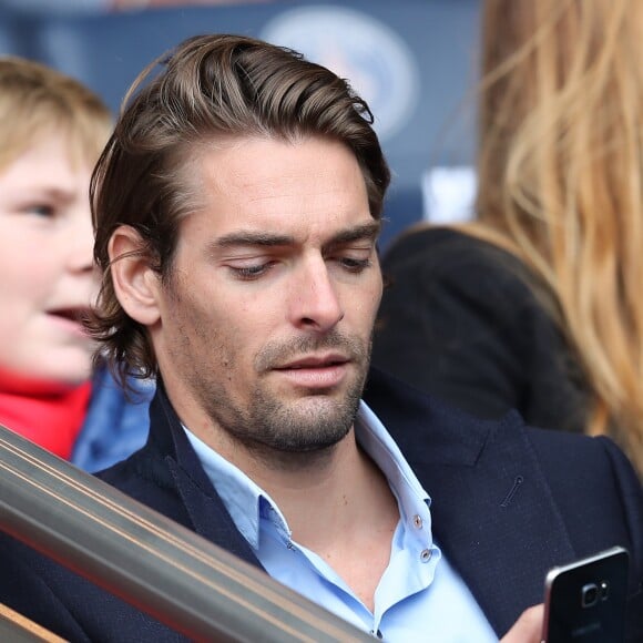 Camille Lacourt lors du match PSG - Bordeaux au Parc des Princes le 1er octobre 2016. © Cyril Moreau / Bestimage