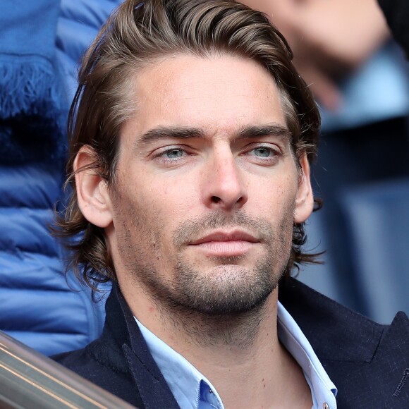 Camille Lacourt lors du match PSG - Bordeaux au Parc des Princes le 1er octobre 2016. © Cyril Moreau / Bestimage