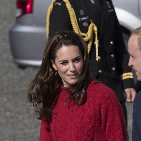 Le prince William et la duchesse Catherine de Cambridge étaient en visite sur l'archipel Haida Gwaii au Canada le 30 septembre 2016.