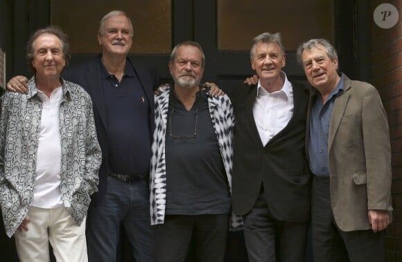 Eric Idle, John Cleese, Terry Gilliam, Michael Palin et Terry Jones des Monty Python à Londres le 30 juin 2014.