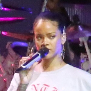 Rihanna - Répétitions pour le "Global Citizen Festival" à Central Park à New York, le 23 septembre 2016.