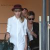 Taylor Swift et Demi Lovato en train de faire du shopping à la boutique "Barneys New York" à Beverly Hills, Los Angeles, le 29 septembre 2013