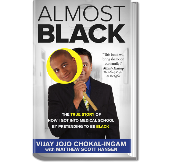 Le livre de Vijay Chokal-Ingam, Almost Black