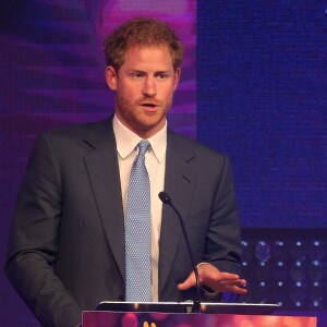 Le prince Harry à la soirée WellChild Awards à Londres le 3 octobre 2016.