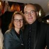 Exclusif - Laurent Weil avec sa femme Fiona lors du 50ème anniversaire de Caroline Barclay sur le bateau"Acajou" des Yachts de Paris, le 4 octobre 2016