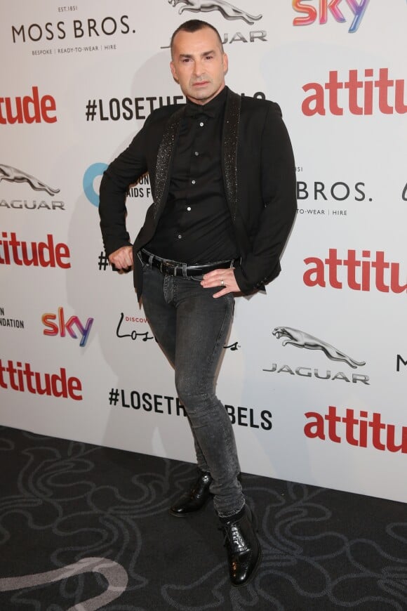 Louie Spence à la soirée Attitude Awards 2016 à Londres, le 9 octobre 2016