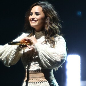 Demi Lovato en concert au Rogers Arena à Vancouver le 24 août 2016.