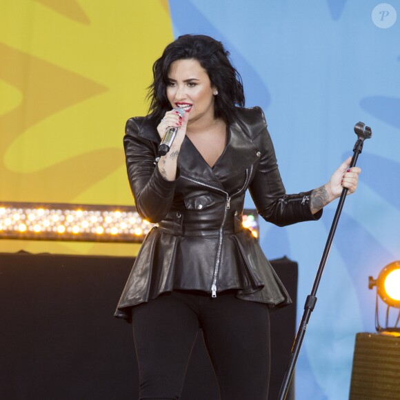 Concert de Demi Lovato lors du "Good Morning America's Summer" à Central Park à New York le 17 juin 2016.