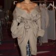 Kim Kardashian au défilé de mode Siran, collection prêt-à-porter Automne-Hiver 2016 lors de la Fashion Week de Paris le 2 octobre 2016.