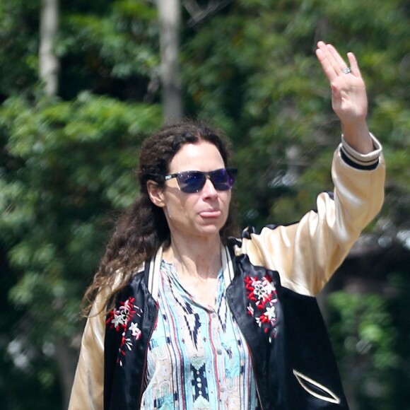 Exclusif - Minnie Driver à Pacific Palisades, le 15 mai 2016