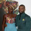 Lupita Nyong'o et David Oyelowo - Première du film "Queen of Katwe" lors du festival du film de Londres. Le 9 octobre 2016