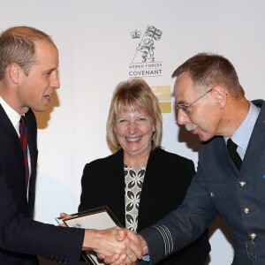 Le prince William à la soirée de remise des MOD Employer Recognition Scheme Gold Awards à Londres le 12 octobre 2016.