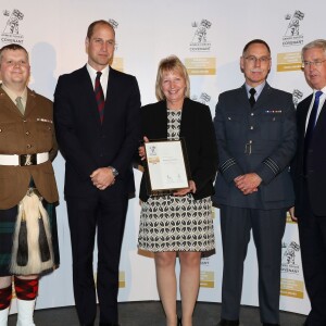 Le prince William à la soirée de remise des MOD Employer Recognition Scheme Gold Awards à Londres le 12 octobre 2016.