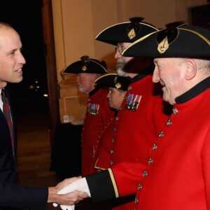 Le prince William à la soirée de remise des MOD Employer Recognition Scheme Gold Awards à Londres le 12 octobre 2016.