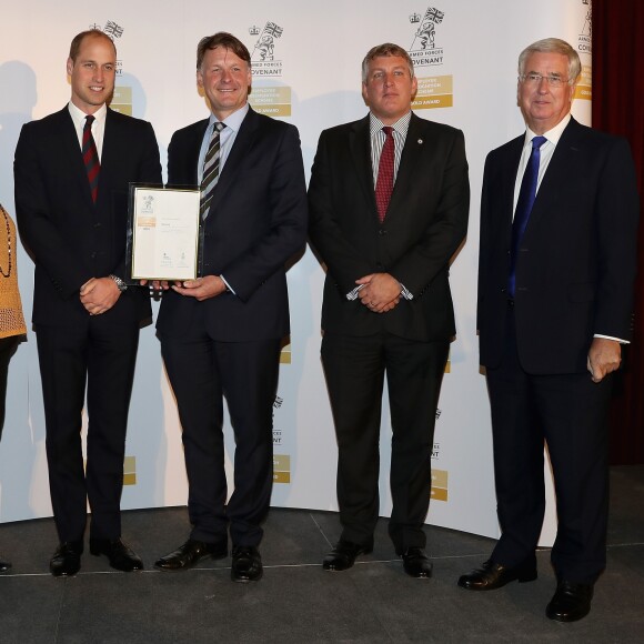 Le prince William à la soirée de remise des MOD Employer Recognition Scheme Gold Awards à Londres le 12 octobre 2016.
